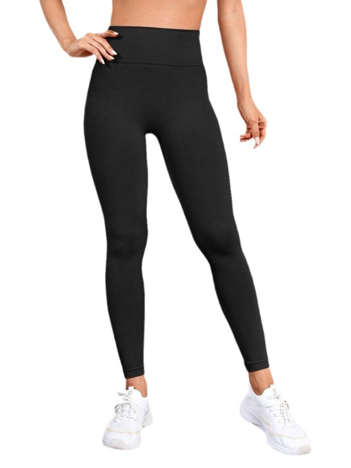 Spring and summer new seamless smiley peach butt training yoga pants for women sports running butt body fitness pants