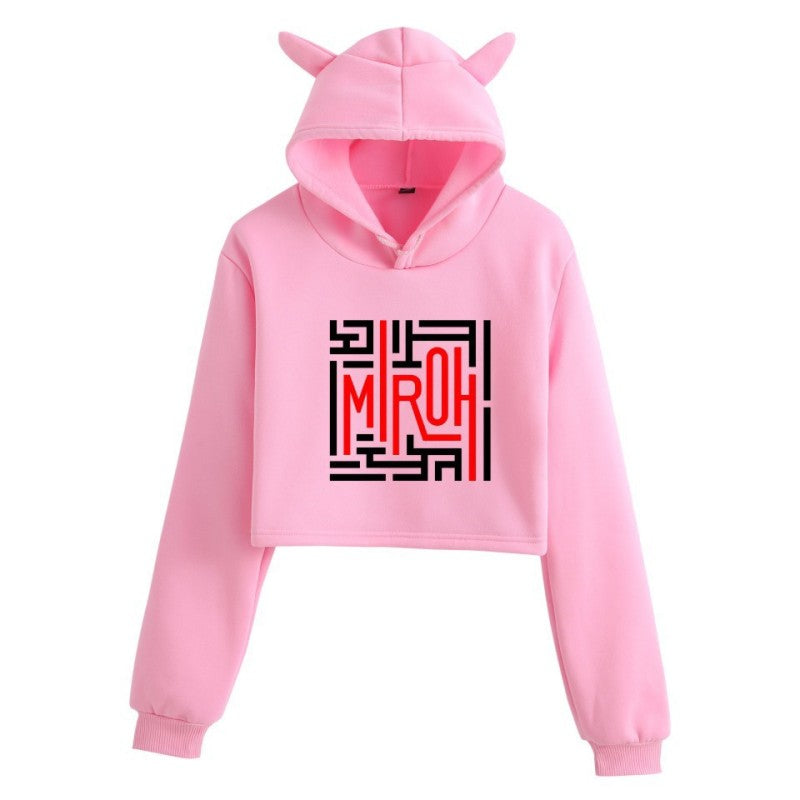 In 2019, the Korean fashion lady cat ear hoodie by Stray Kids is a Korean male group