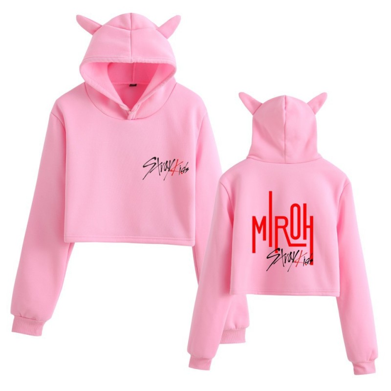 In 2019, the Korean fashion lady cat ear hoodie by Stray Kids is a Korean male group